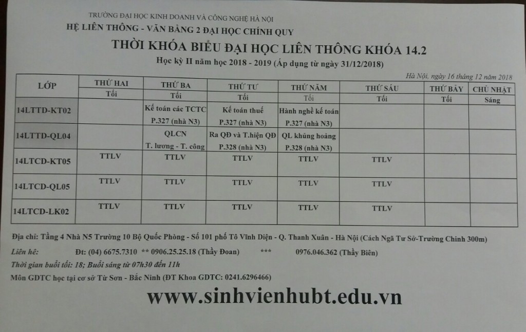 Ảnh Thời Khóa biểu: 1
